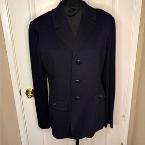 St. John’s Navy Knit Blazer